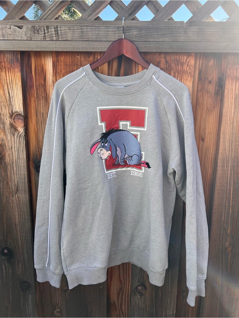 Disney Gray Eeyore Graphic Sweatshirt